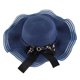 thumbnail image 1 of Sombrero de ala grande de 56-58cm para mujer, sombrero de ala grande para exteriores, sombrilla para el sol, sombrero de playa con lazo, sombrero de paja para viajes y vacaciones, 56-58cm, 1 of 5
