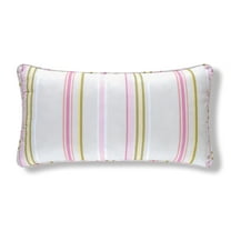 Liliann Lumbar Pieced Pillow, 12" x 24"