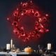 thumbnail image 5 of Corona de Halloween xinyu con ojos rojos y luces para puerta, 5 of 7
