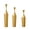A1 Gold Woven, variant on YIQMI Brown Gray Stripe Floor Vase Set 3-Piece Farmhouse PVC Tall Vases for Wedding, Birthday, Anniversary, Housewarming Gift
