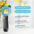 thumbnail image 1 of Greenadscape Small Fan Black Bladeless Mini Fan Quiet Operation For Pets 1Set, 1 of 6