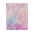 thumbnail image 5 of Colorful Rainbow Tie-dye Grommet Blackout Curtains Thermal Insulated Window Curtain Sets for Bedroom Living Room 63"L x 55"W 2 Panels, 5 of 5