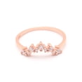 thumbnail image 2 of UIONEN Rose Gold Rings Women 925 Sterling Silver Jewelry V Stacking Ring Size 13, 2 of 3