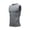 Grey, variant on Men's Compression Fit Muscle Tank Top for Athletic Training Running Workout Gym Exercise Sleeveless Shirt Daily Casual Wear