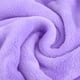 thumbnail image 3 of Bata de baño de terciopelo coral suave para mujer: cálida, acogedora y elegante bata de spa para máxima comodidad. Paraíso morado de felpa, 3 of 7