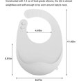 thumbnail image 3 of 3 Pack Super Light Silicone Baby Bibs for Boys Girls| Waterproof Baby Bibs with Pocket Food Catcher Soft Adjustable Silicone Feeding Bibs, 3 of 5