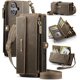 thumbnail image 1 of Funda Billetera para iPhone 17 – Funda para Teléfono de Cuero PU con Bloqueo RFID con Tarjetero, Bolsillo con Cremallera, Pata de Cabra, Cierre Magnético, Correa para el Hombro y la Muñeca, 1 of 9