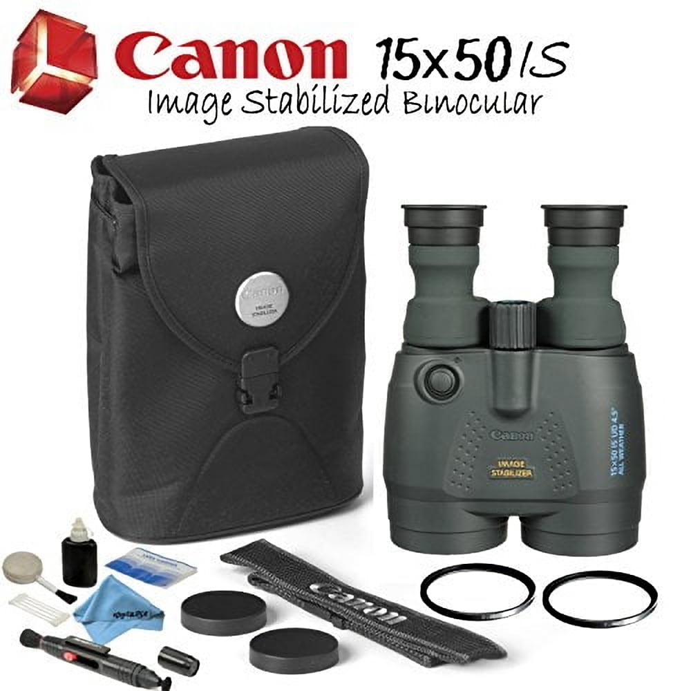Canon 15x50 is All-Weather Image Stabilized Binocular Starters Bundle(International Model)