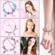 thumbnail image 5 of Kit de fabricación de pulseras con dijes de 112 piezas para niñas, kit de joyería con pulsera de cuentas con dijes, juego de regalo para adultos, niños y niñas, 5 of 5
