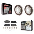thumbnail image 1 of Transit Auto Front Coated Disc Brake Rotors and Ceramic Pads Kit for Car Acura RLX KGT-102079, 1 of 11