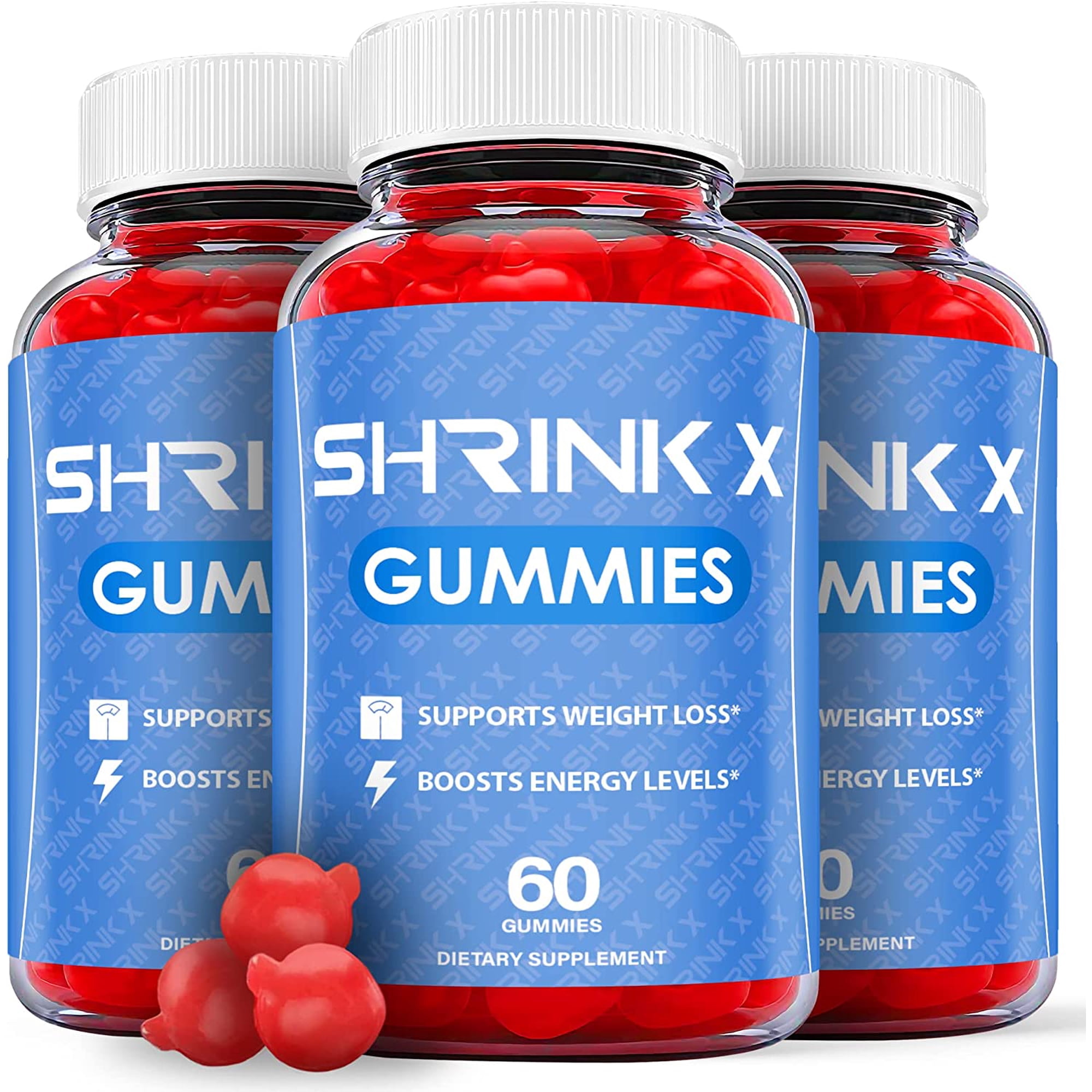 (3 Pack) Shrink X Keto ACV Gummies - Supplement for Weight Loss - Energy & Focus Boosting Dietary Supplements for Weight Management & Metabolism - Fat Burn - 180 Gummies
