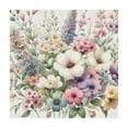 thumbnail image 4 of Acheng Flowers Square Tablecloth Waterproof 100% Polyester Fiber 46*46, 4 of 8
