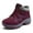 Red, variant on Snow Hiking Boots for Women 2025 Winter Fleece Lined Warm Arch Support Non Slip Climbing Trekking Outdoor Ankle Booties