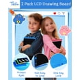 thumbnail image 4 of Tableta de escritura LCD TEKFUN, paquete de 20, con lápiz capacitivo de 8.5 pulgadas para niños, 4 of 7