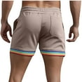 thumbnail image 3 of SDNall Shorts for Men Mens Casual Solid Color Casual Drawstring Pockets Elastic Sports Shorts Mens Short Shorts,Mens Shorts Athletic,Mens Short Shorts, 3 of 4