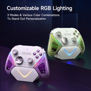 EasySMX D10 PC Controller with Charging Dock/TMR Joysticks/Dual-Mode Triggers/Motion Control, Wireless Gaming Controller for PC,iOS,Android,Switch,Steam