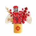 thumbnail image 1 of Abbraccia Contenedor de la fortuna para Año Nuevo chino, arreglo de flores de peluche, decoración de escritorio, 1 of 6