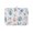 White Light Gray Gray Blue, variant on Marine Shell Jellyfish Coral Starfish Dish Drying Mats for Kitchen Counter,Absorbent Microfiber Dish Drainer Rack Mat Ocean Life on Postmark Drying Pad for Sinks,Utensils,Countertops,16x18in