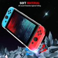 thumbnail image 4 of z6j Transparent Soft TPU Protective Cover Game Console Controller v1Z Case for Nintendo Switch Oled, 4 of 5