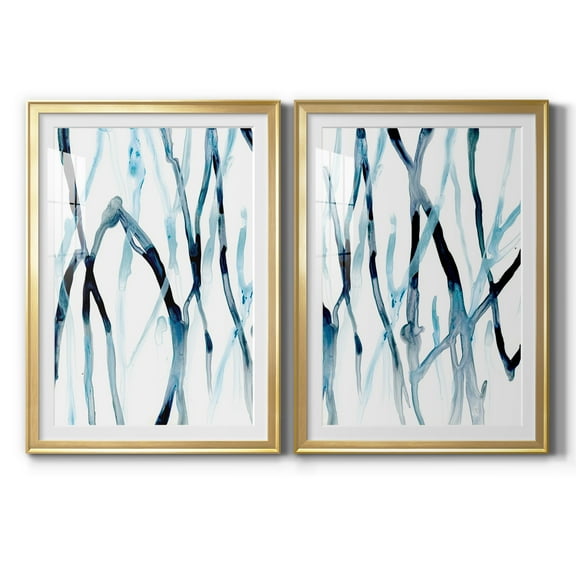 Wexford Home Runnel I Premium Framed Print, 30.5" x 42.5" - Ready to Hang, Gold (Set of 2)