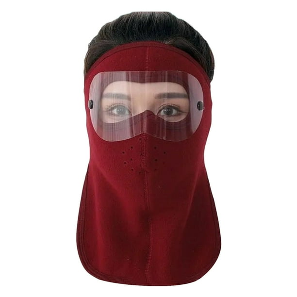Máscara de invierno a prueba de viento para clima frío, con forro polar térmico, ideal para esquí, ciclismo y motociclismo al aire libre