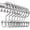 Nickel, variant on Utopia Bedding Double Glide Roller Shower Curtain Hooks, Double Sided Rings, Rust Proof Shower Curtain Hooks, Chrome