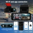 thumbnail image 2 of Podofo 4K Dash Cam Front and Rear Full HD Dash Camera for Cars, Free 64GB Card, Built-in GPS/WiFi, 3.16" IPS Screen Dashcam Support App Control, G-Sensor, Night Vision, 24H Parking Mode, 2 of 10
