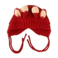 thumbnail image 1 of Baby Knitting Hat Winter Keep Warm For Toddler  Fawn Ears Figure, 1 of 4
