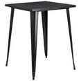 thumbnail image 2 of Pemberly Row 33" Square Metal Bar Table in Black and Antique Gold, 2 of 4
