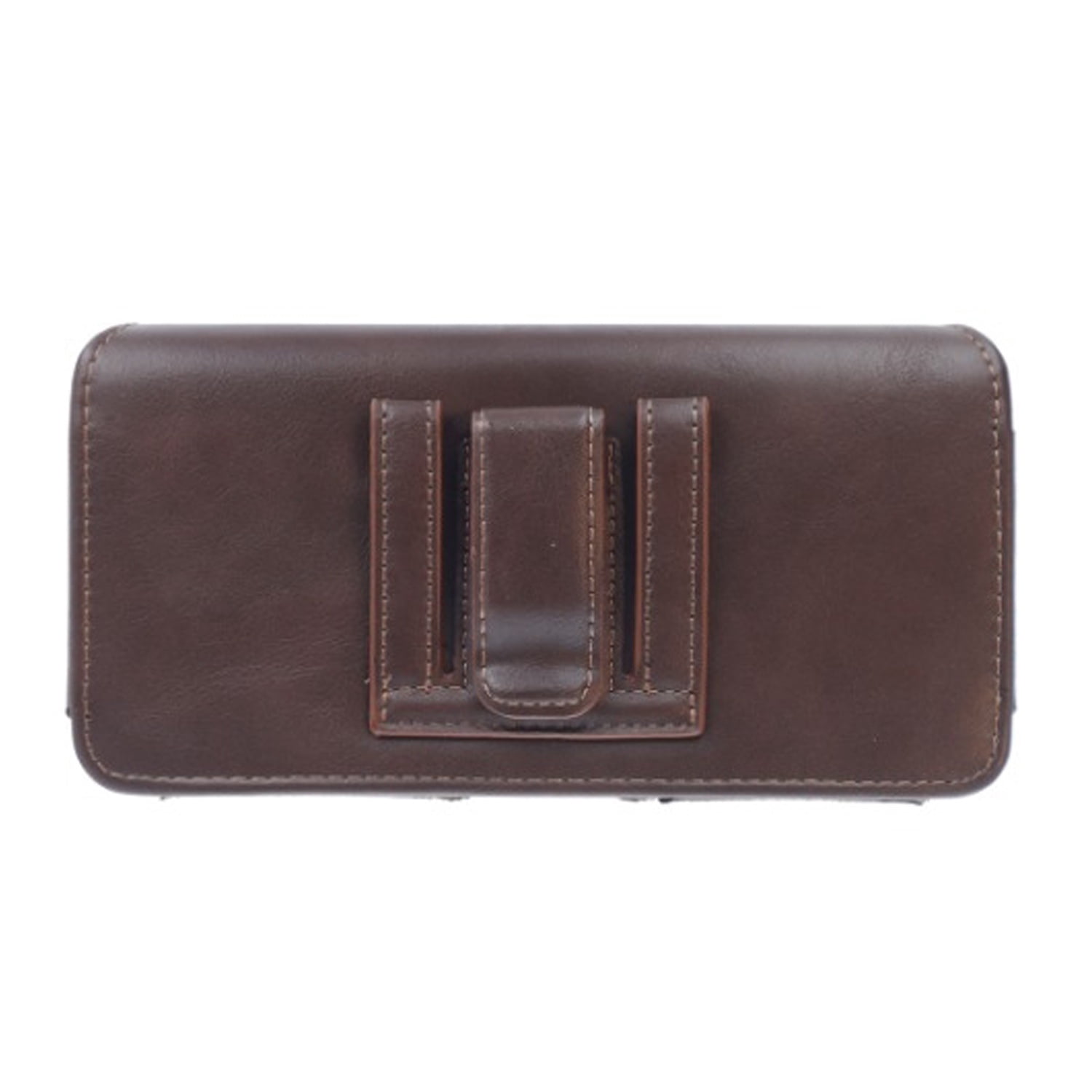 EVO 5" Horizontal Leather Carry Case with Textured Finish - Brown