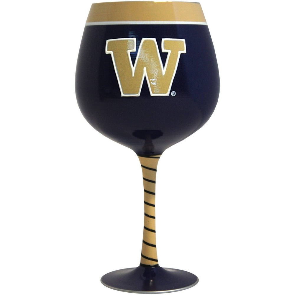 NCAA Washington Huskies Artisan Wine Glass