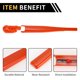 thumbnail image 4 of Cubierta del Brazo del Limpiaparabris Delantero para Jeep Wrangler JL JLU 18-24 y Gladiator JT 2/4 Puertas ABS Naranja, 4 of 6