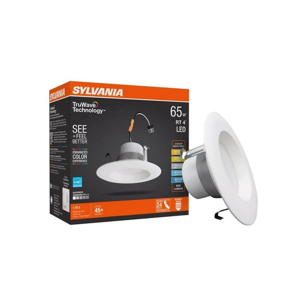 Luminaria SYLVANIA TruWave LED de 65 W, reequipamiento empotrado