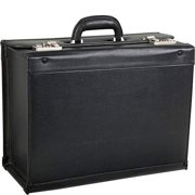 Leather Pilot Case - Black
