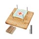 thumbnail image 4 of Kit de Tablero de Bloqueo PENGJJMXG de Bambú con Pasadores de Acero Inoxidable para Coser y Tejer Lana C, 4 of 5