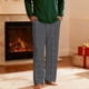 thumbnail image 4 of Pantalones de pijama largos para hombre, informales, con estampado a cuadros, holgados, deportivos, elásticos, rectos, vintage, con bolsillos, 4 of 9