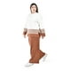 thumbnail image 2 of Conjunto de punto a rayas Roman Fashion / Tallas Extras, 9001 (Chedron) cafe 38, 2 of 6