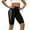Black, variant on Inleife Womens High Waist Yoga Shorts Color Block Biker Shorts With Side Pockets Tummy Control Workout Leggings