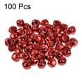 thumbnail image 3 of DIY Small Bells 10mm/0.39-Inch 100pcs  Craft Bells Bulk for Christmas Festival Party Home Bright Red, 3 of 3