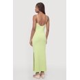 thumbnail image 3 of Women's Ribbed Knit Maxi Cami Dress with Side Slit, 3 of 3