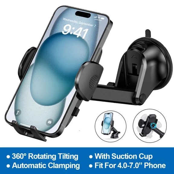 Universal Car Truck Mount Phone Holder Stand Dashboard Windshield For Cell Phone
