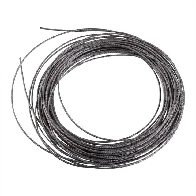 SUTENGDA Aircraft Cable 1pcs 15 Meters 304 Stainless Steel Cable Wire Rope Diameter 1.5mm Grade Stainless Steel Wire Rope Cable for Securing and Hoisting Lowering and Lifting Heavy Object