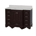 thumbnail image 5 of Nantucket 48" Bathroom Vanity with Chocolate Cabinet and Quartz Top, 5 of 6