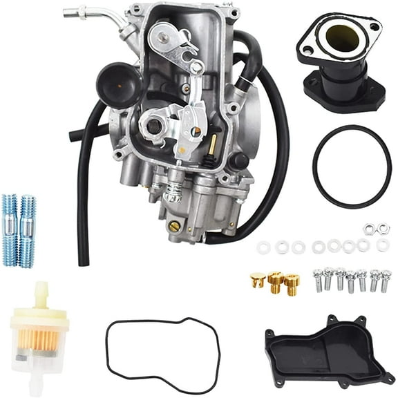 New Carburetor & Intake Manifold Boot for Yamaha Moto 4 Big Bear 350 YFM350