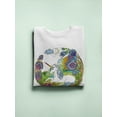 thumbnail image 3 of Mythical Unicorn Portrait Sweatshirt Women -Image by Shutterstock, Female Medium, 3 of 4