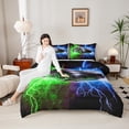 thumbnail image 4 of Castle Fairy Sport Car Twin Comforter Sets for Children Adults,Speed Race Car Bedding Set, 4 of 8