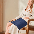 thumbnail image 3 of Magshion Electric Heating Pad, 12" x 24" Electric Heating Pad for Back with 3 Heating Levels, Comfortable Soft for Cramps/Pain Relief, Navy Blue, 3 of 10