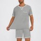 thumbnail image 2 of Camisetas Casuales Elegante Pijama Conjunto Ligero Seco de Manga Corta Y Pantalones Cortos, Ropa de Dormir Cómoda Suave para Relajarse, Correr Y Regalos, 2 of 9