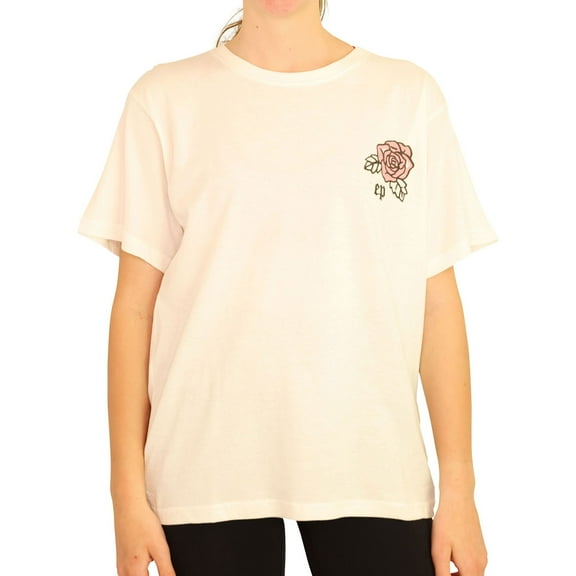 Elevenparis Womens Heart Breaker Graphic T-Shirt, White, Medium