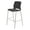 Black, variant on Olio Designs Lola Stacking Barstool, 25" Seat Height, Light Grey